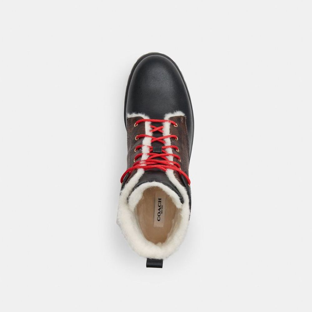 NWT Coach Outlet Lorraine Bootie In Signature Canvas - Picture 3 of 6